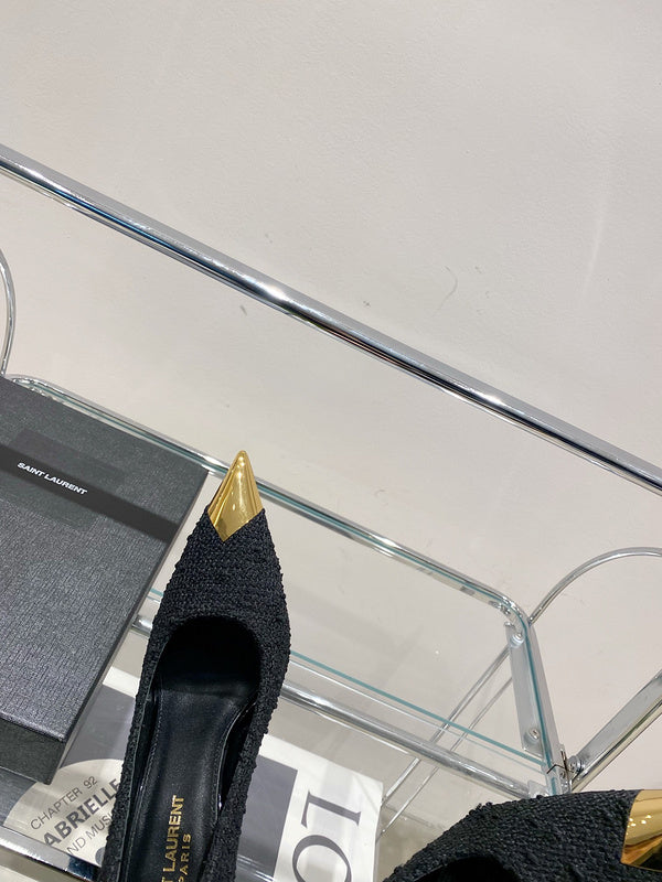 Saint Laurent designer shoes full view