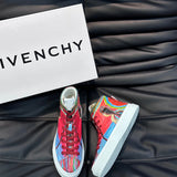 Givenchy Grey Block Heel Pumps - Side Profile View
