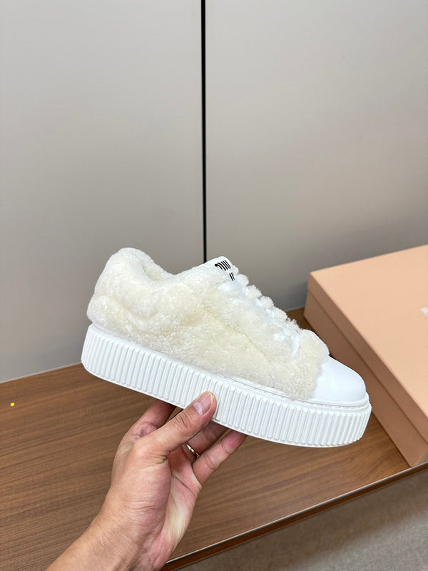 Miu Miu luxury shoes detail shot