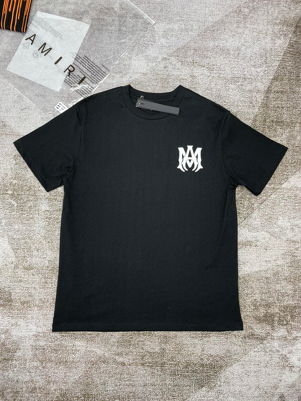 Close-up of Amiri t-shirt craftsmanship