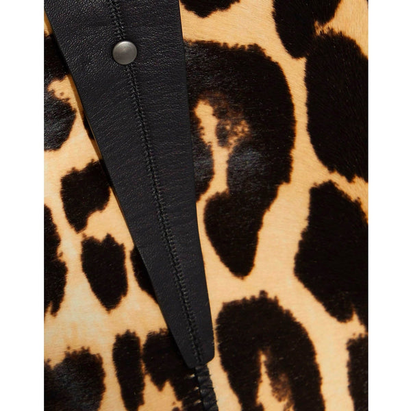 Bottega Veneta Skirts? Bottega Veneta Leopard Print Calf Hair Skirt Women Chic Everyday Designer Skirt