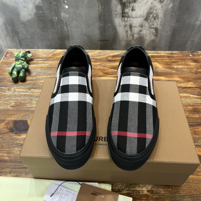 Burberry Red Pointed-Toe Stiletto Heels - Lifestyle Styling Shot