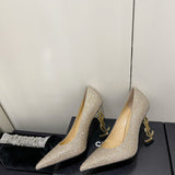 Saint Laurent designer shoes full view