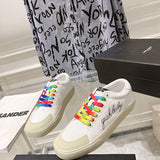 Close-up of Saint Laurent shoes craftsmanship