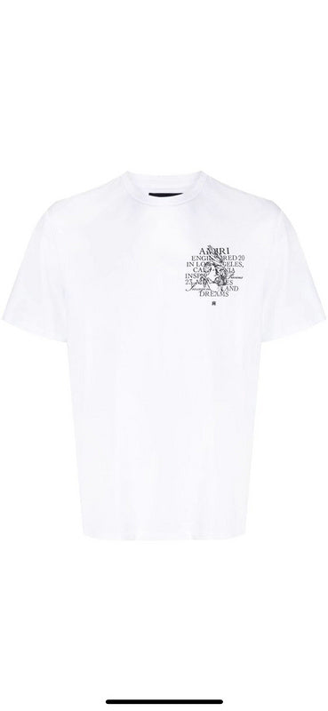 Amiri luxury t-shirt detail shot