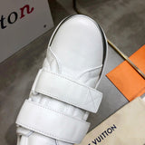 Louis Vuitton Nude Pointed-Toe Flats - Side Profile View