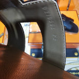 Hermes sandals Style 105 - logo and branding close-up