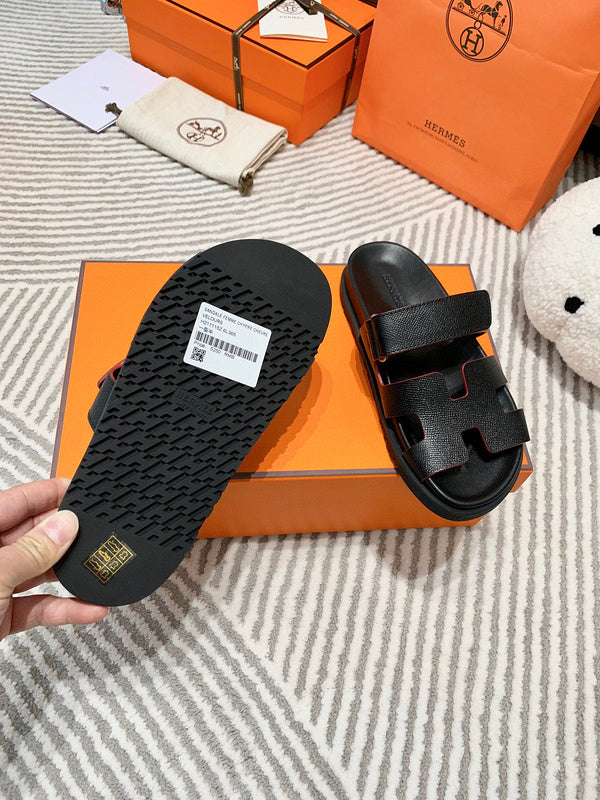 Hermès Nude Espadrille Wedge Sandals - Back View