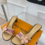 Louis Vuitton Beige Bow-Detail Flats - Lifestyle Styling Shot