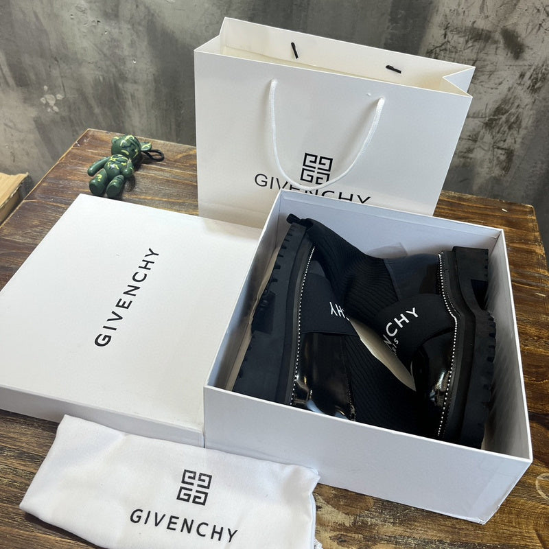 Givenchy Burgundy Loafer Flats - Toe Detail View