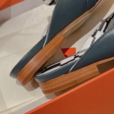 Hermès Red Slip-On Sneakers - Studio Shot