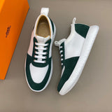 Hermès Camel Slip-On Sneakers - Toe Detail View