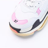 Balenciaga Burgundy Platform Heels - Lifestyle Styling Shot