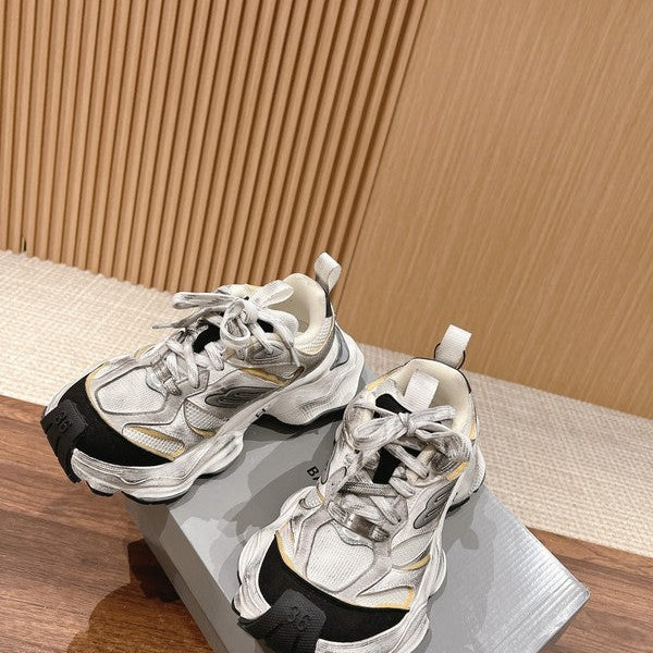 Balenciaga shoes Style 058 - front view, classic monogram styling