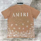 Amiri luxury t-shirt detail shot