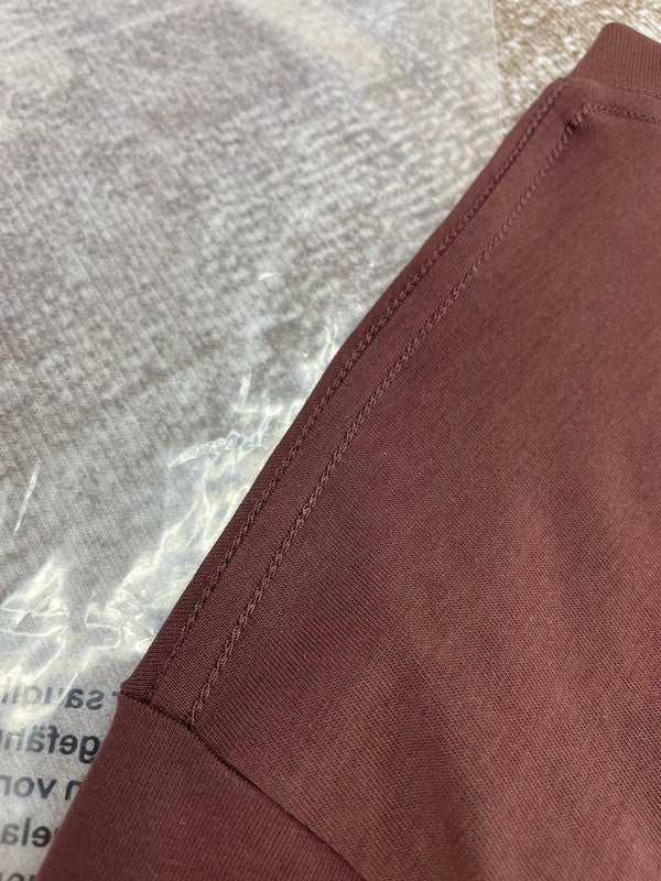 Close-up of Amiri t-shirt craftsmanship