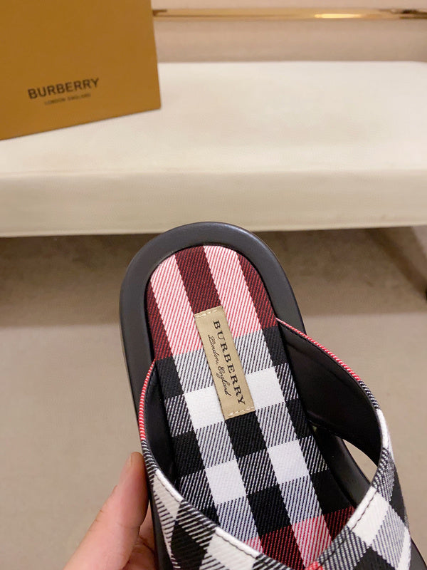 Burberry Tan Block Heel Pumps - Close-Up Texture View