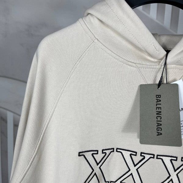 Close-up of Balenciaga designer clothing craftsmanship