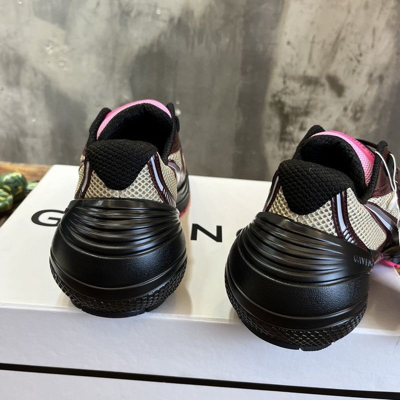 Givenchy Beige Platform Heels - Angled View