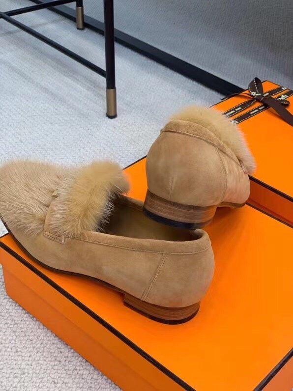 Hermès White Chelsea Boots - Back View