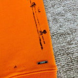 Close-up of Amiri hoodie craftsmanship