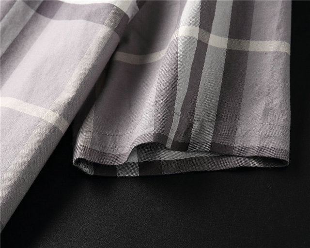 Close-up of Burberry designer clothing craftsmanship