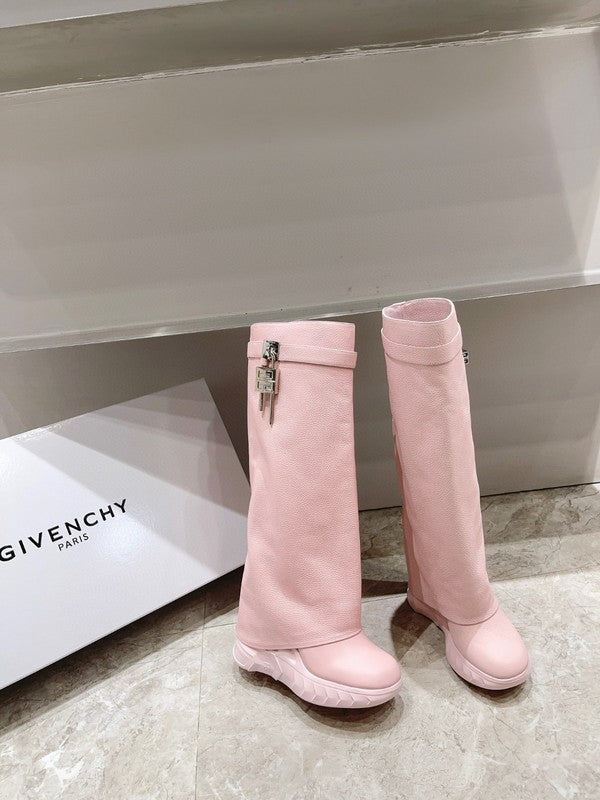Givenchy Camel Platform Heels - Sole Detail View