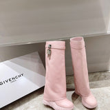 Givenchy Camel Platform Heels - Sole Detail View