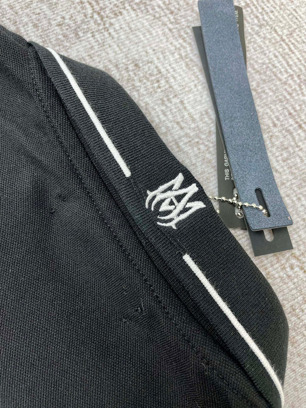 Close-up of Amiri t-shirt craftsmanship