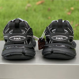 Balenciaga Chocolate Brown Low-Top Sneakers - Side Profile View