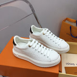 Louis Vuitton shoes Style 325 - close-up of classic monogram styling