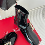 Close-up of Roger Vivier shoes craftsmanship