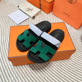 Hermes sandals Style 203 - close-up of luxury comfort fit