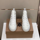 Burberry Beige Slip-On Sneakers - Lifestyle Styling Shot