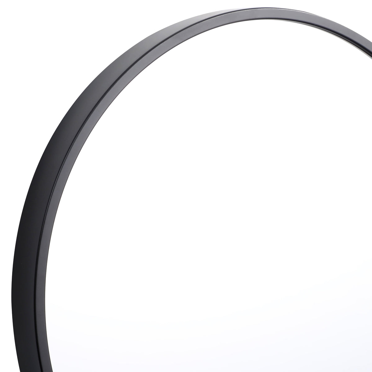 (4 Pack) X Black round Small Decorative Wall Mirror