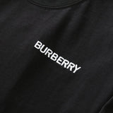 Burberry luxury t-shirt detail shot