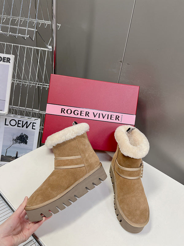 Close-up of Roger Vivier shoes craftsmanship