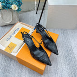 Louis Vuitton shoes Style 409 - front view, bold signature style