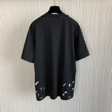 Close-up of Balenciaga designer clothing craftsmanship