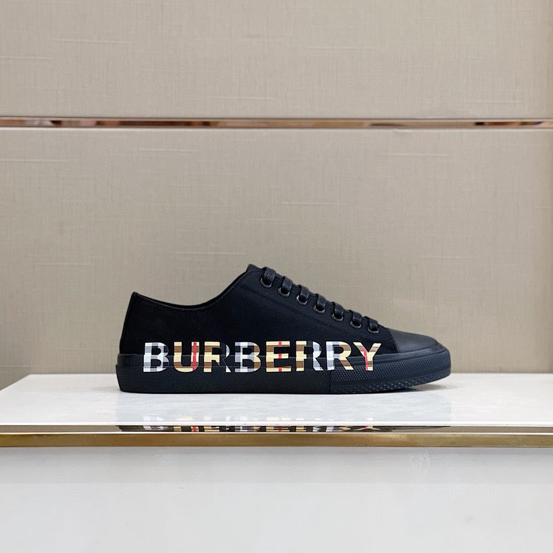 Burberry shoes Style 190 - close-up of classic monogram styling