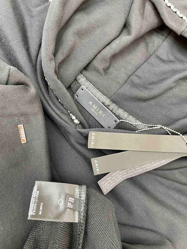 Amiri luxury hoodie detail shot