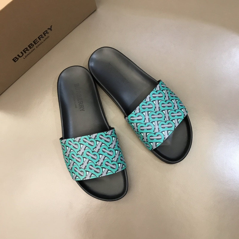 Burberry Beige Pointed-Toe Flats - Close-Up Texture View