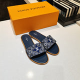 Louis Vuitton Red Platform Heels - Angled View
