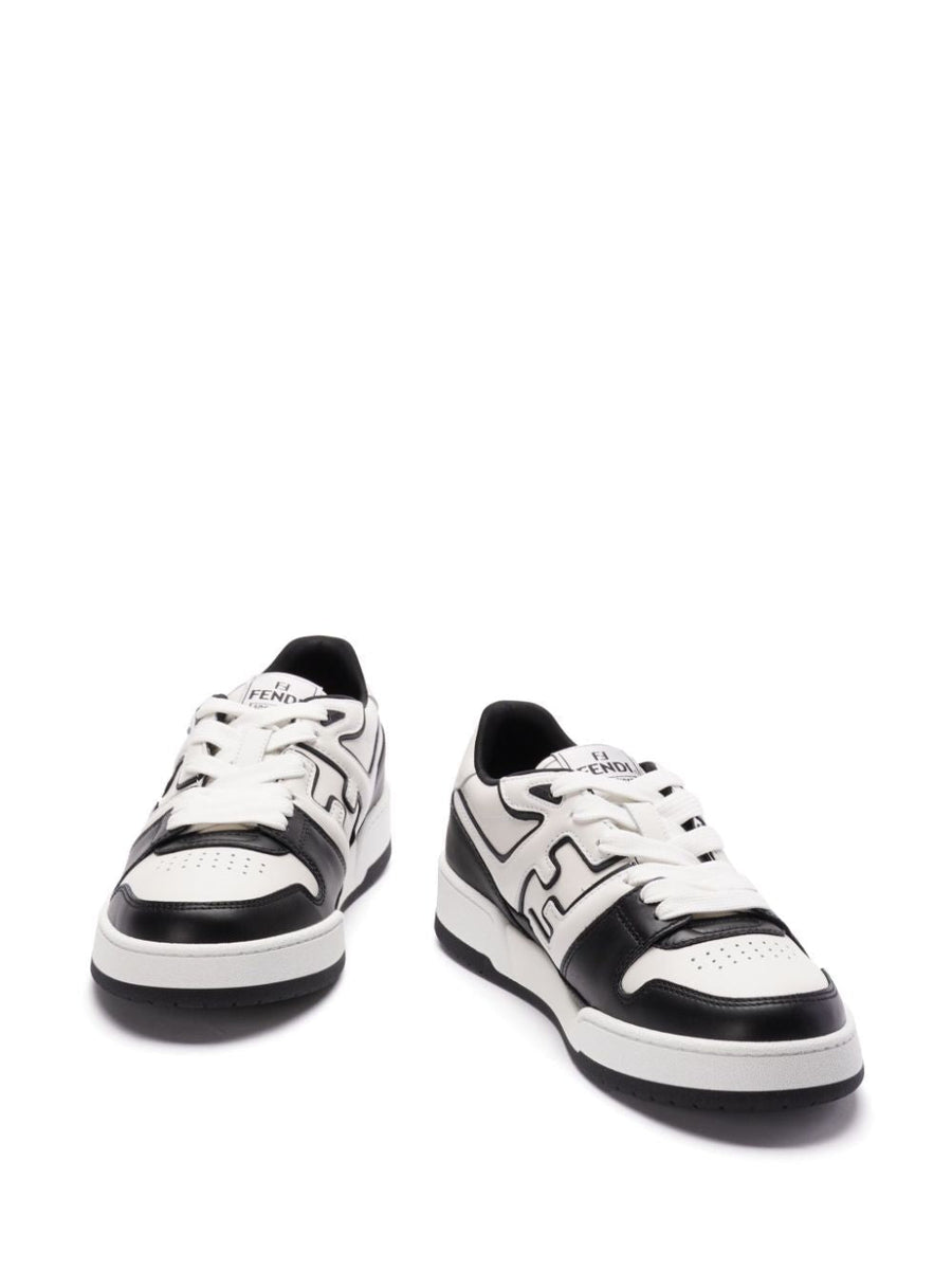 Close-up of Fendi athletic hardware and fine stitching