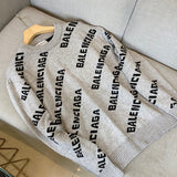Close-up of Balenciaga designer clothing craftsmanship
