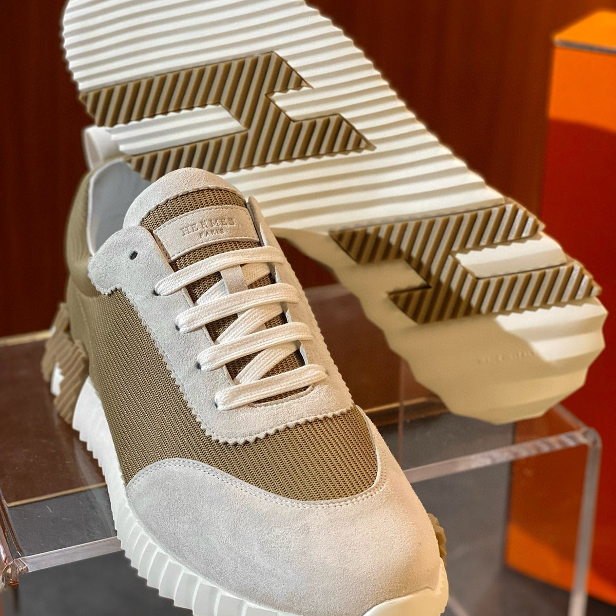 Shoes- Herm Bouncing Sneakers Premium Designer Casual Shoes