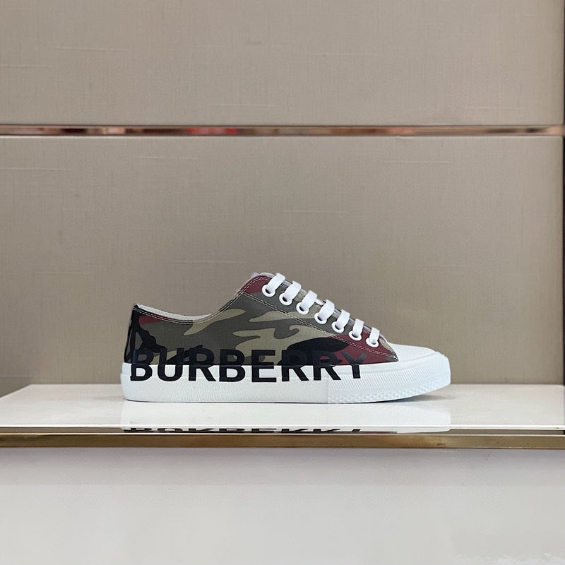 Burberry Nude High-Top Sneakers - Toe Detail View