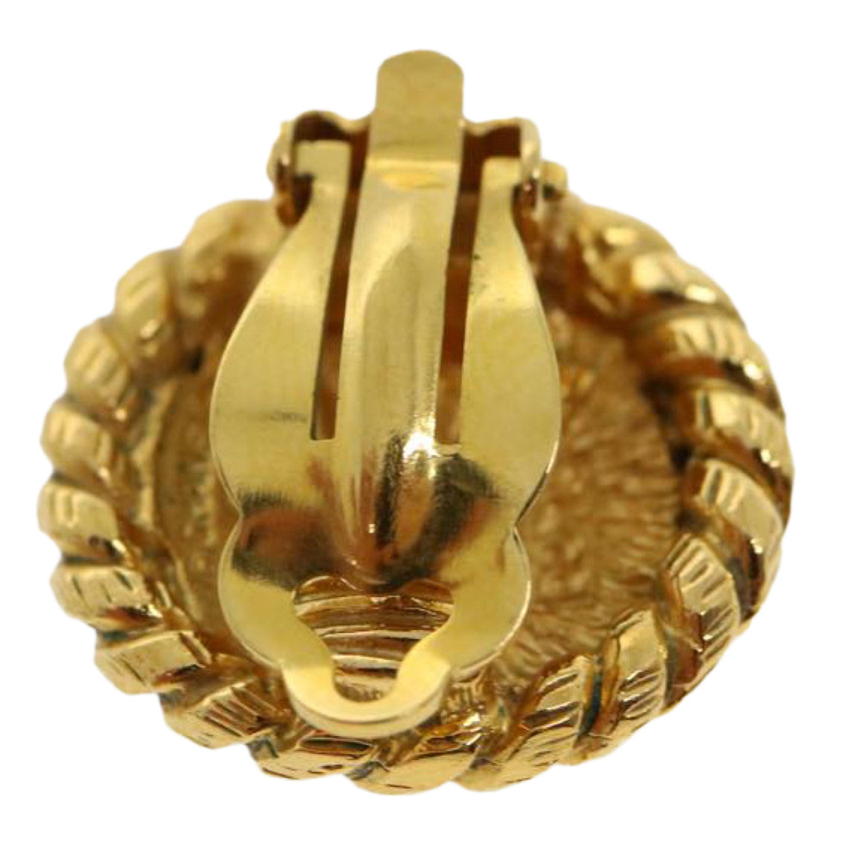 Chanel Jewellery? Chanel COCO Mark Earring metal Gold Auth 30468A Luxury Designer Statement Jewellery
