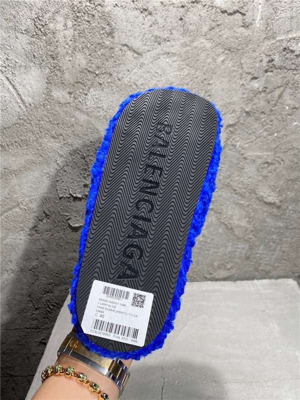 Balenciaga sandals Style 123 - logo and branding close-up