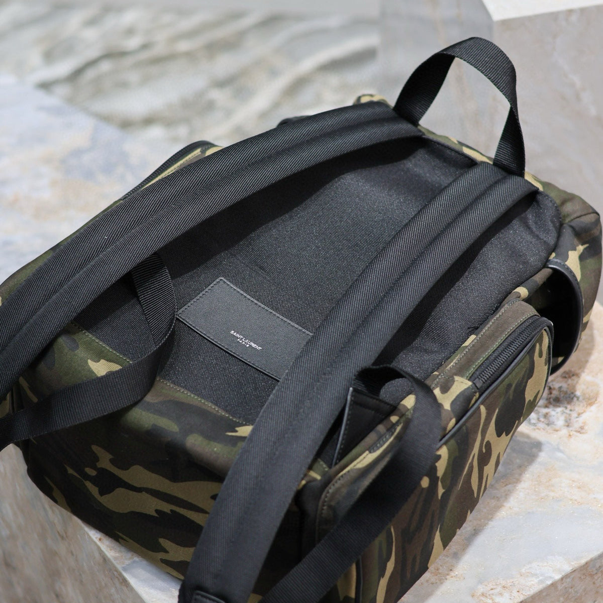Saint Laurent Bags- Saint Laurent City Multi Pocket Backpack Elegant Everyday Designer Handbag